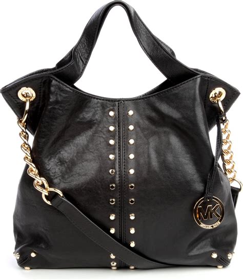 michael kors astor handbag|michael kors black studded handbag.